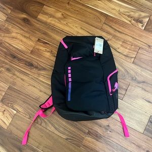 NWT:  Pink/Black Nike Elite Basketball bag:  LIMITED EDITION